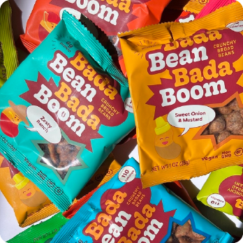 Bada Bean Bada Boom Roasted Fava Bean Snack – 45 Pack Variety? 1 Oz Bags, Gluten Free & Vegan