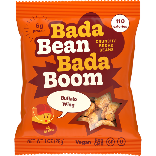 Buffalo Wing Crunchy Roasted Broad Beans Bada Bean Bada Boom